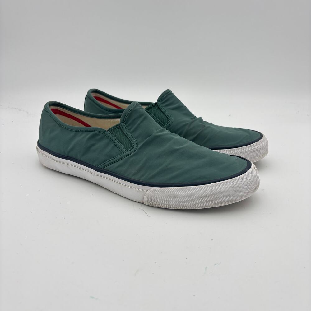 Orlebar Brown Doug Storm Green Slip On Sneakers Men's 10